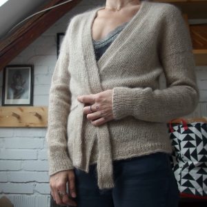 ručne pradený sveter handspun sweater